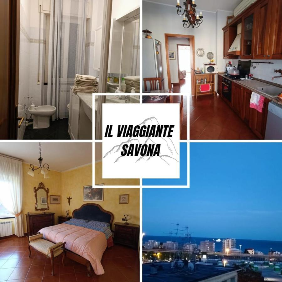 Il Viaggiante Mare 350 M - Quadrilocale - Centro Commerciale - Universita -Porto Costa Crociere E Corsica Ferries Savona Eksteriør billede